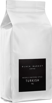 Black Market Turkish Coffee Blend 1KG (Plunger) - Coffee - Black Market