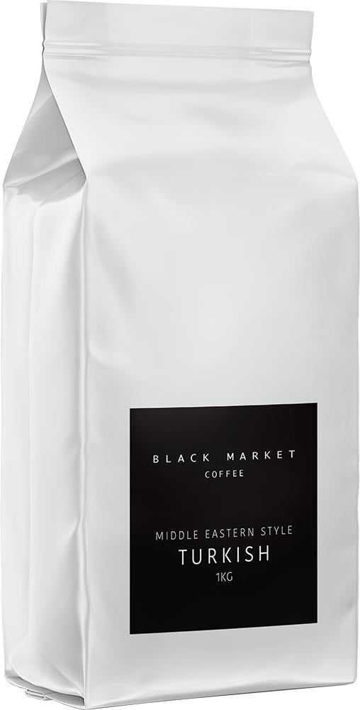 Black Market Turkish Coffee Blend 1KG (Plunger) - Coffee - Black Market