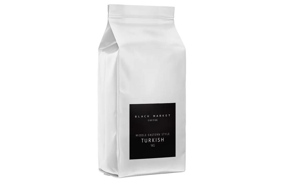 Black Market Turkish Coffee Blend 1KG (Plunger) - Coffee - Black Market