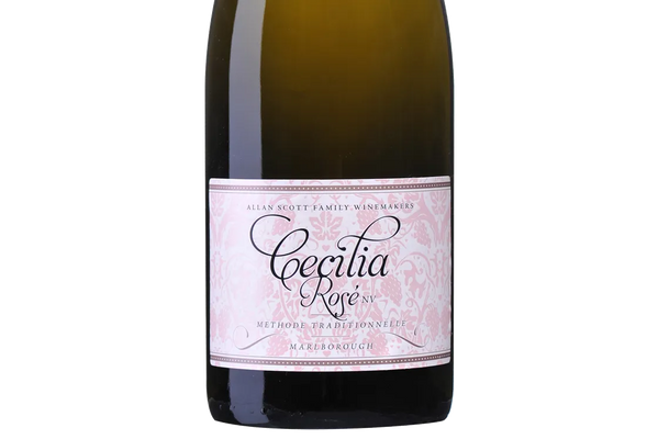 Allan Scott Cecilia Marlborough Sparkling Methode Traditionnelle Rosé NV - Rosé - Black Market