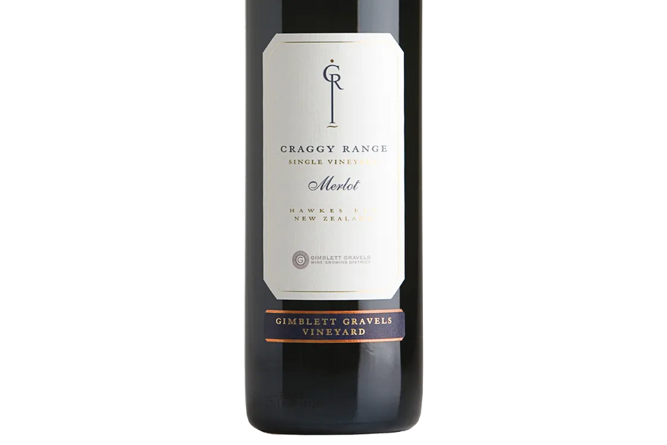 Craggy Range Single Vineyard Gimblett Gravels Vineyard Hawkes Bay Merlot 2015 - Merlot - Black Market