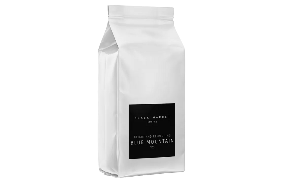 Black Market Blue Mountain Style Coffee Blend 1KG (Espresso) - Coffee - Black Market