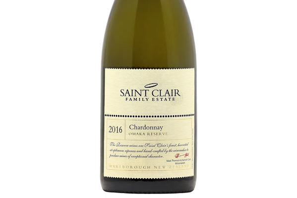 Saint Clair Omaka Reserve Marlborough Chardonnay 2016 - Chardonnay - Black Market