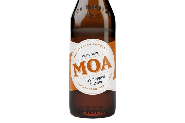 Moa Dry Hopped Pilsner 330ml - Beer - Black Market