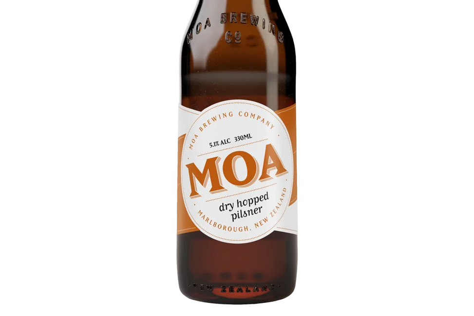 Moa Dry Hopped Pilsner 330ml - Beer - Black Market