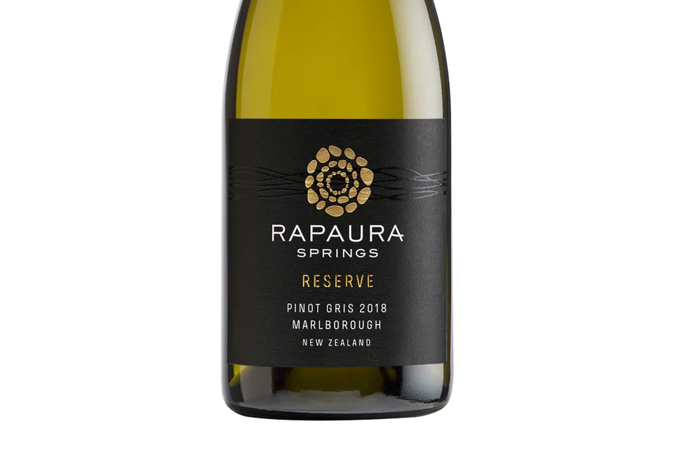 Rapaura Springs Reserve Marlborough Pinot Gris 2018 - Pinot Gris - Black Market