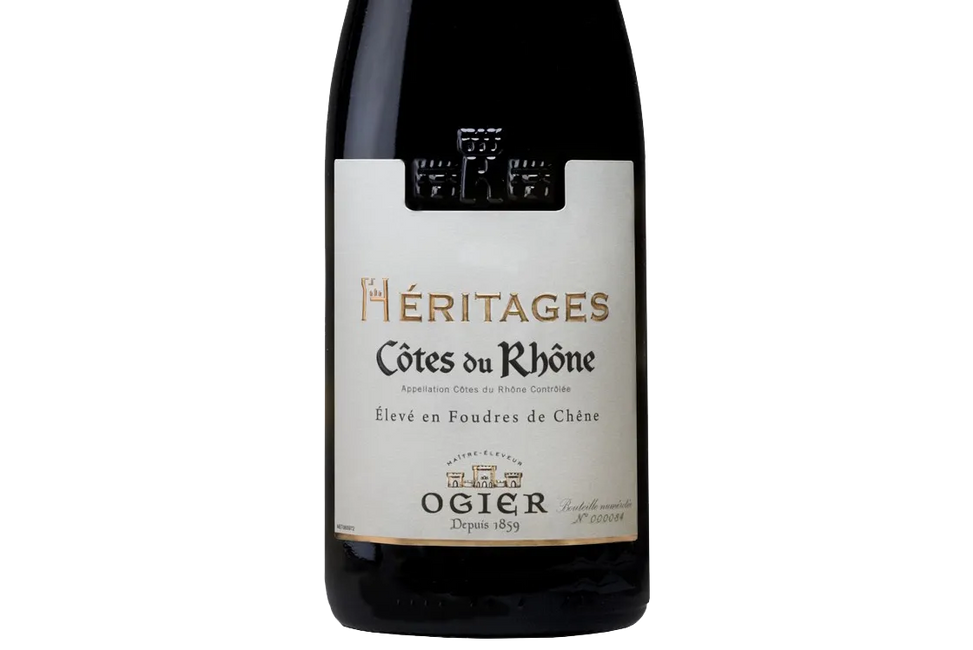 Ogier Heritages Côtes du Rhône Rouge 2017 (France) - - Black Market