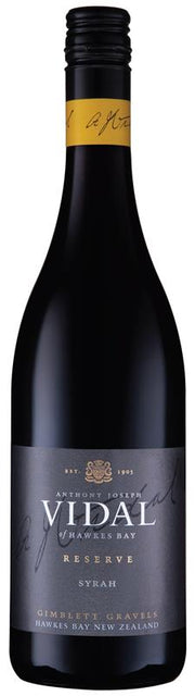 Vidal Reserve Gimblett Gravels Hawkes Bay Syrah 2017 - Syrah - Black Market