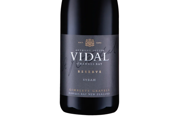 Vidal Reserve Gimblett Gravels Hawkes Bay Syrah 2017 - Syrah - Black Market