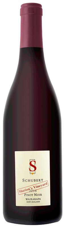 Schubert Marion's Vineyard Wairarapa Pinot Noir 2016 - Pinot Noir - Black Market