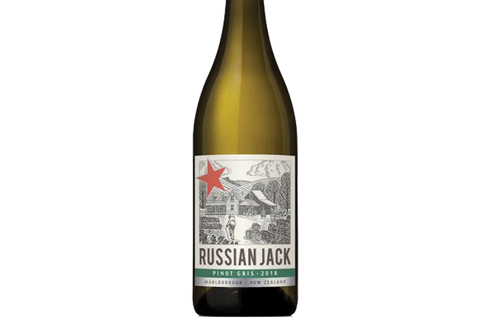 Russian Jack Marlborough Pinot Gris 2018 - Pinot Gris - Black Market