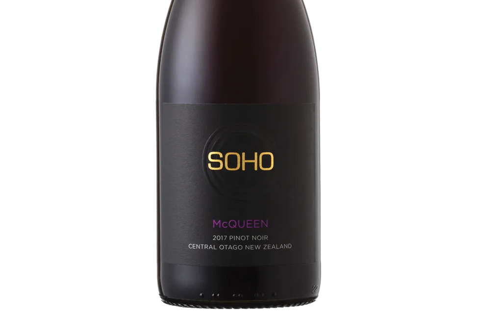 Soho Black Label 'McQueen' Central Otago Pinot Noir 2017 - Pinot Noir - Black Market