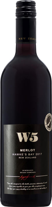 W5 Hawke's Bay Merlot 2017 - Merlot - Black Market