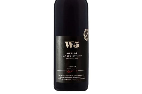 W5 Hawke's Bay Merlot 2017 - Merlot - Black Market