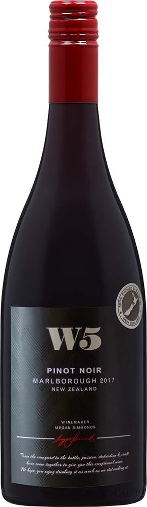 W5 Marlborough Pinot Noir 2017 - Pinot Noir - Black Market