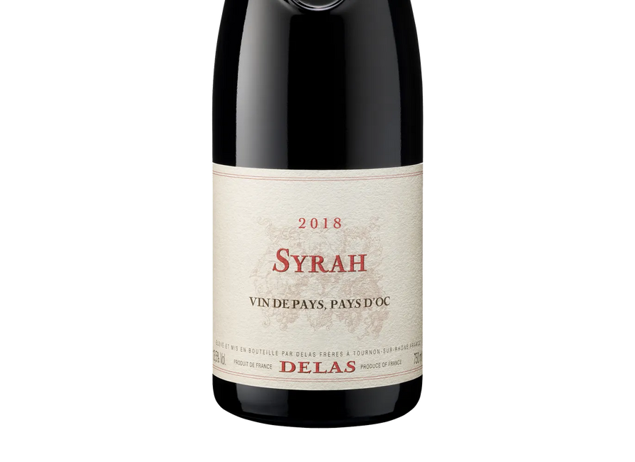 Delas Vin de Pays Syrah 2018 (France) - Syrah - Black Market