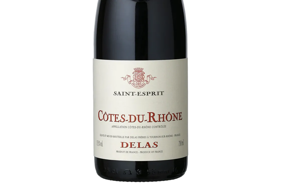 Delas Côtes-du-Rhône Saint-Esprit 2017 (France) - Syrah - Black Market