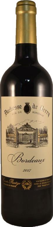 Duchesse De Berry Bordeaux 2017 (France) - Bordeaux Blend - Black Market