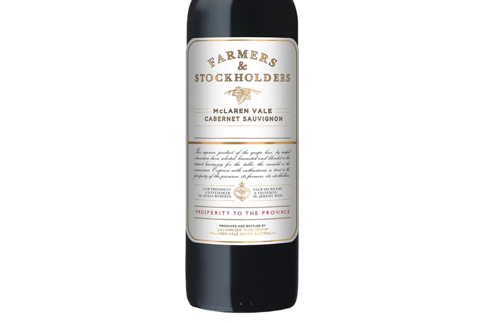 Farmers & Stockholders McLaren Vale Cabernet Sauvignon 2016 (Australia) - Cabernet Sauvignon - Black Market