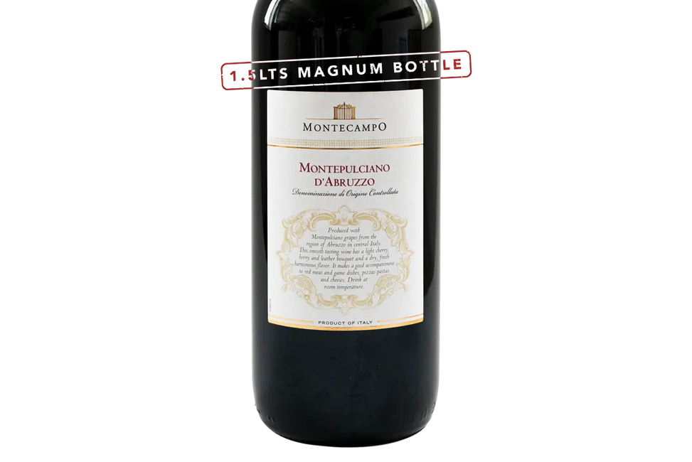 Montecampo Montepulciano d'Abruzzo 1.5L Magnum 2017 (Italy) - Montepulciano - Black Market