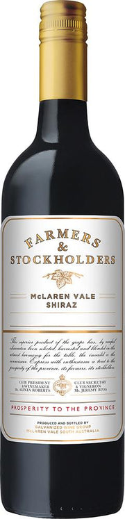 Farmers & Stockholders McLaren Vale Shiraz 2017 (Australia) - Shiraz - Black Market
