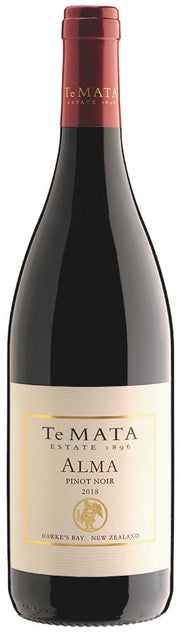 Te Mata Estate Alma Hawke's Bay Pinot Noir 2018 - Pinot Noir - Black Market