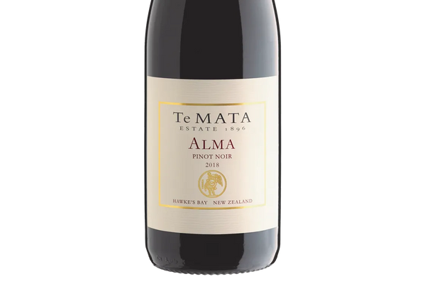 Te Mata Estate Alma Hawke's Bay Pinot Noir 2018 - Pinot Noir - Black Market