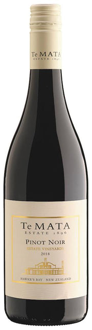 Te Mata Estate Vineyards Hawke's Bay Pinot Noir 2018 - Pinot Noir - Black Market