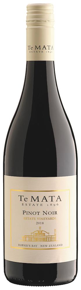 Te Mata Estate Vineyards Hawke's Bay Pinot Noir 2018 - Pinot Noir - Black Market