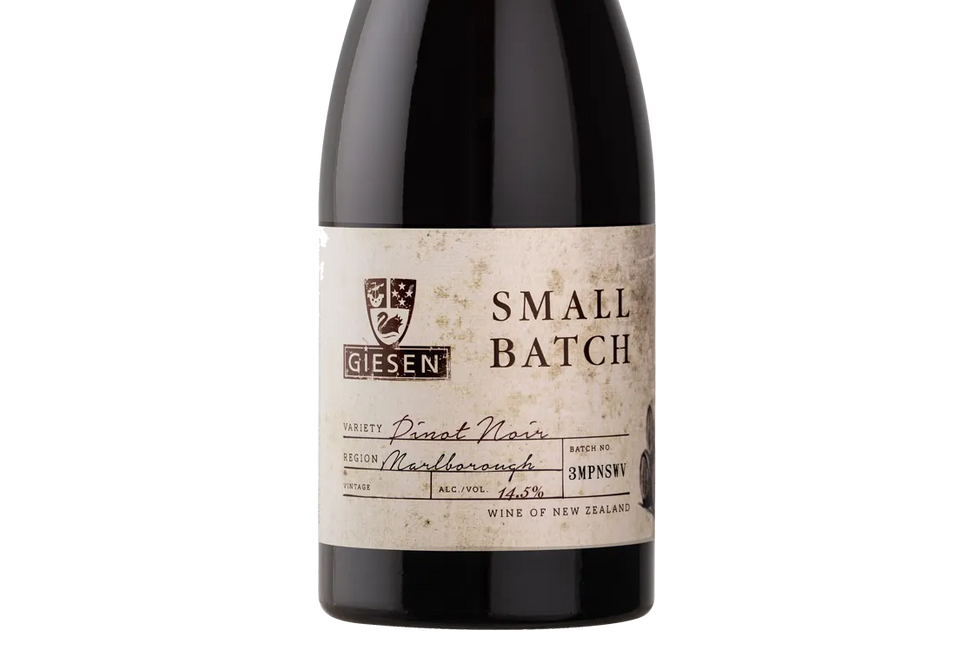 Giesen Small Batch Marlborough Pinot Noir 2017 - Pinot Noir - Black Market