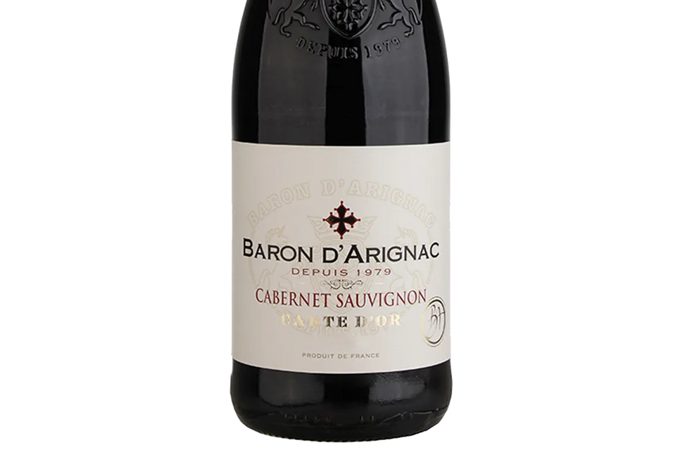 Baron d’Arignac French Cabernet Sauvignon 2016 (France) - Cabernet Sauvignon - Black Market