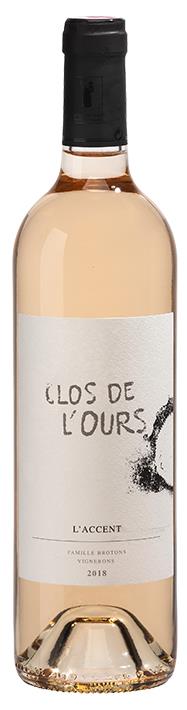 Clos de L'Ours L'Accent Rosé 2018 (France) - Cinsault Grenache - Black Market