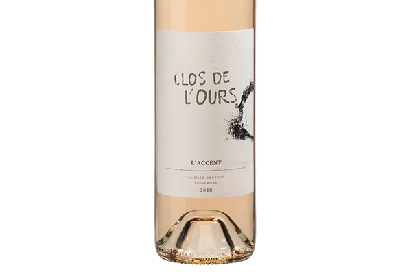 Clos de L'Ours L'Accent Rosé 2018 (France) - Cinsault Grenache - Black Market