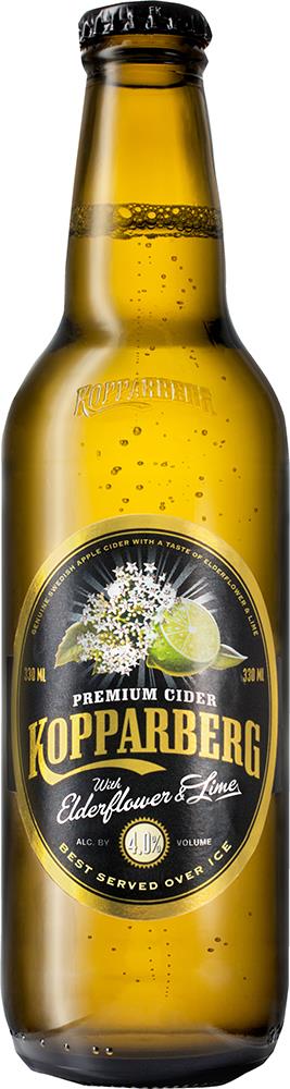 Kopparberg Elderflower & Lime Cider (330ml) - Cider - Black Market