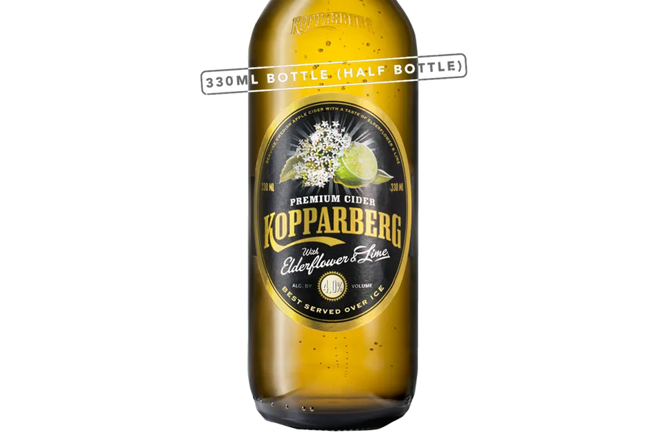 Kopparberg Elderflower & Lime Cider (330ml) - Cider - Black Market