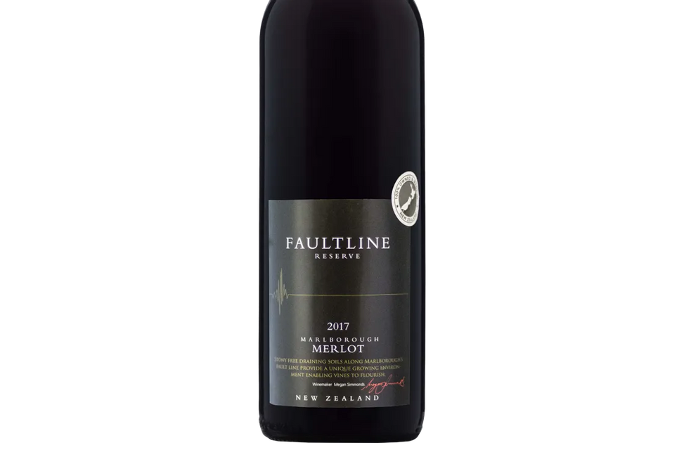 Faultline Reserve Marlborough Merlot 2017 - Merlot - Black Market