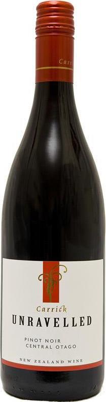 Carrick Unravelled Single Vineyard Central Otago Pinot Noir 2018 - Pinot Noir - Black Market