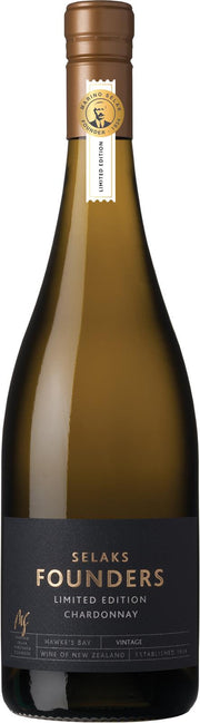 Selaks Founders Limited Edition Hawke's Bay Chardonnay 2018 - Chardonnay - Black Market