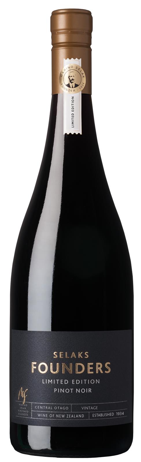 Selaks Founders Limited Edition Central Otago Pinot Noir 2015 - Pinot Noir - Black Market