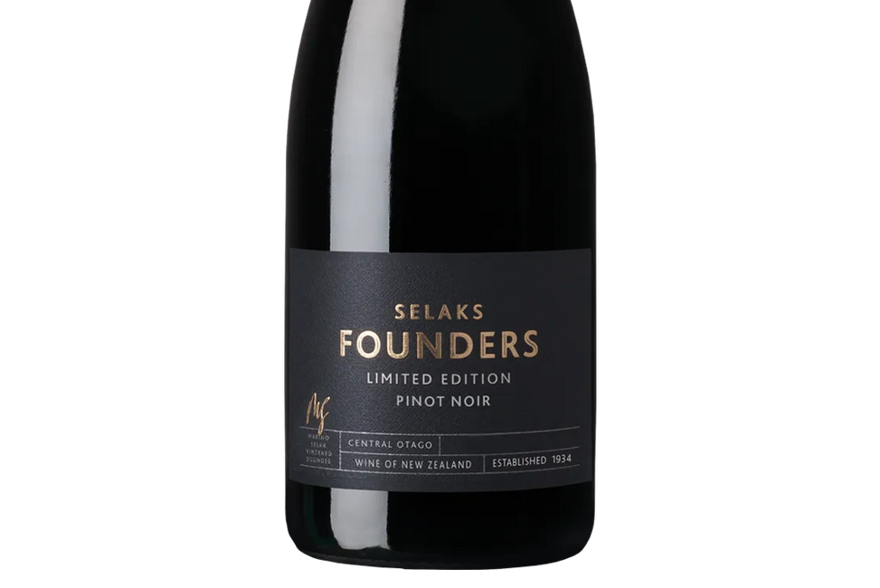 Selaks Founders Limited Edition Central Otago Pinot Noir 2015 - Pinot Noir - Black Market