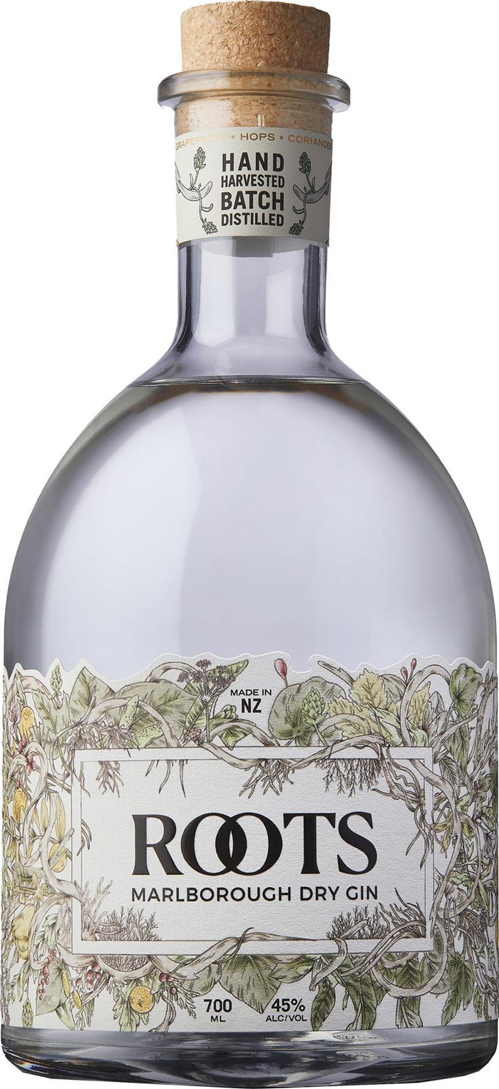 Roots Marlborough Dry Gin (700ml) - Gin - Black Market