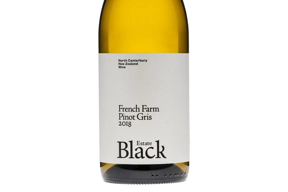 Black Estate French Farm Waipara Pinot Gris 2018 - Pinot Gris - Black Market