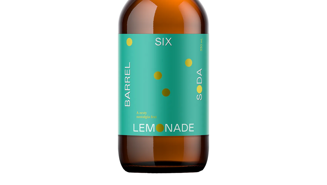 Six Barrel Soda Co. Lemonade (330ml) - Soda - Black Market