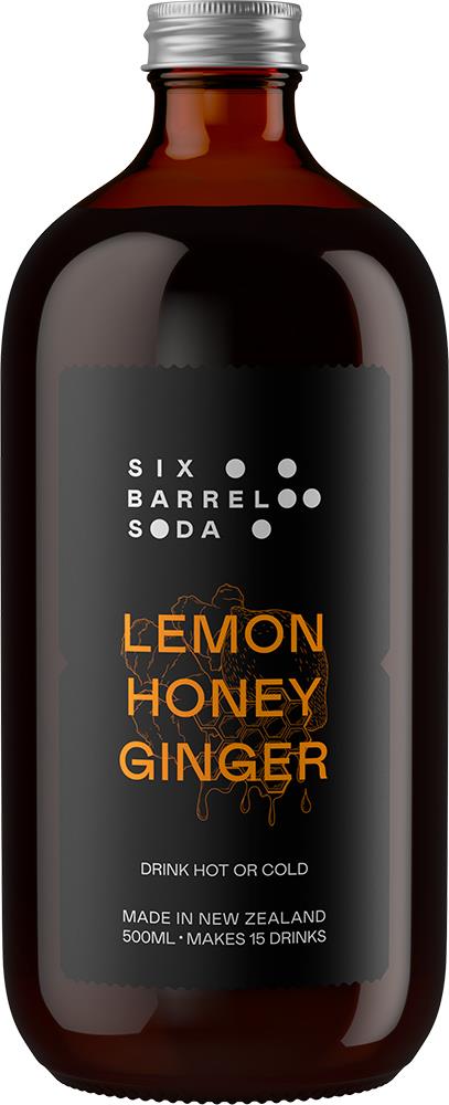 Six Barrel Soda Co. Lemon Honey Ginger Syrup (500ml) - Syrup - Black Market