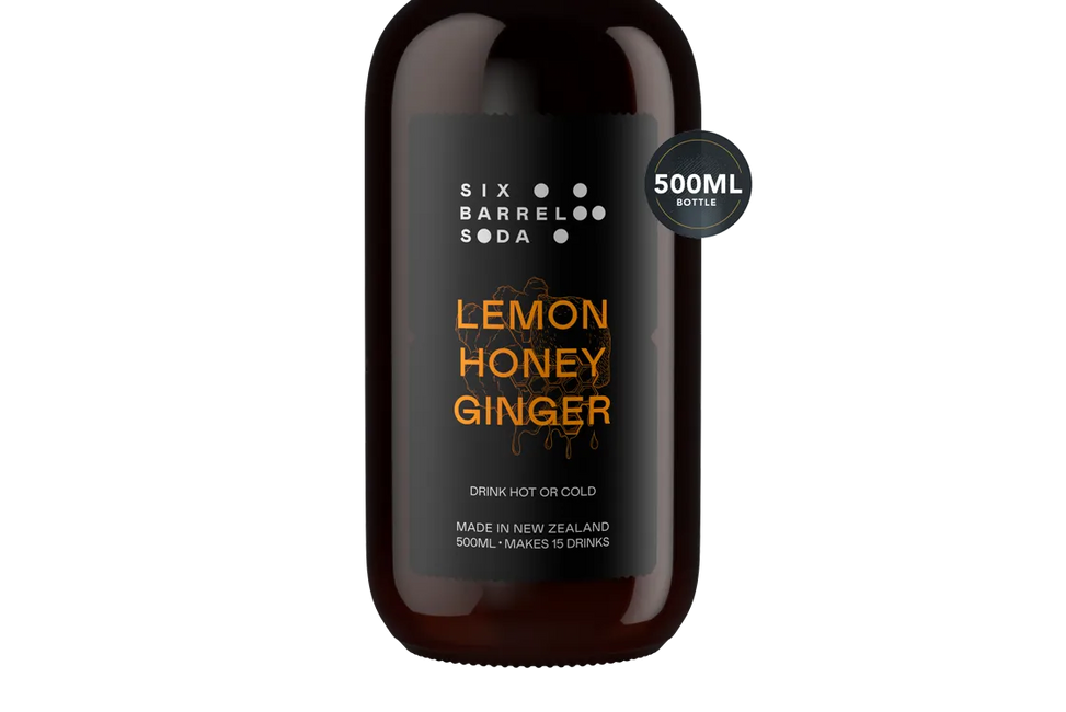 Six Barrel Soda Co. Lemon Honey Ginger Syrup (500ml) - Syrup - Black Market