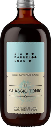 Six Barrel Soda Co. Classic Tonic Syrup (500ml) - Syrup - Black Market