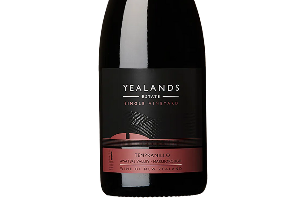Yealands Estate Single Vineyard Marlborough Tempranillo 2018 - Tempranillo - Black Market