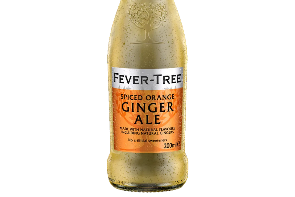 Fever Tree Premium Spiced Orange Ginger Ale 24 x 200ml - Ginger Ale - Black Market