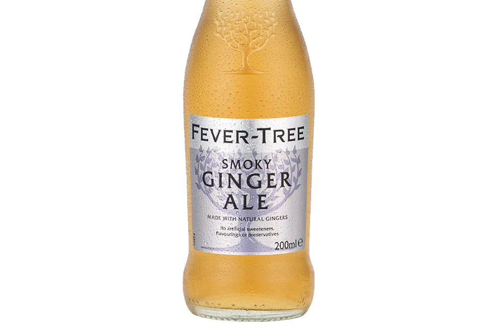 Fever Tree Premium Smoky Ginger Ale 24 x 200ml - Soda - Black Market