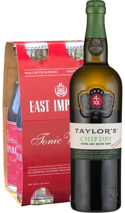 Taylor's Chip Dry White Aperitif NV & East Imperial Tonic Gift Pack - Port - Black Market